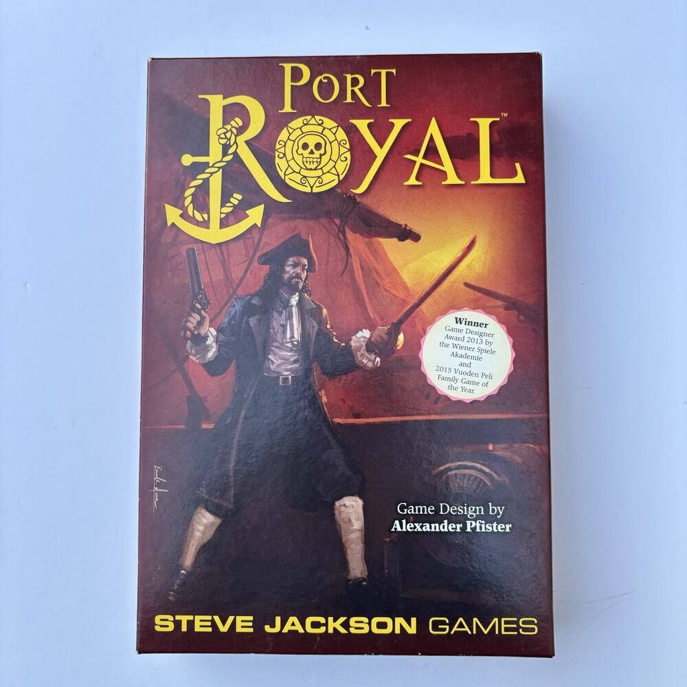 Port Royal by Steve Jackson Games Complete 2017 Board Game.Very Good Condition.